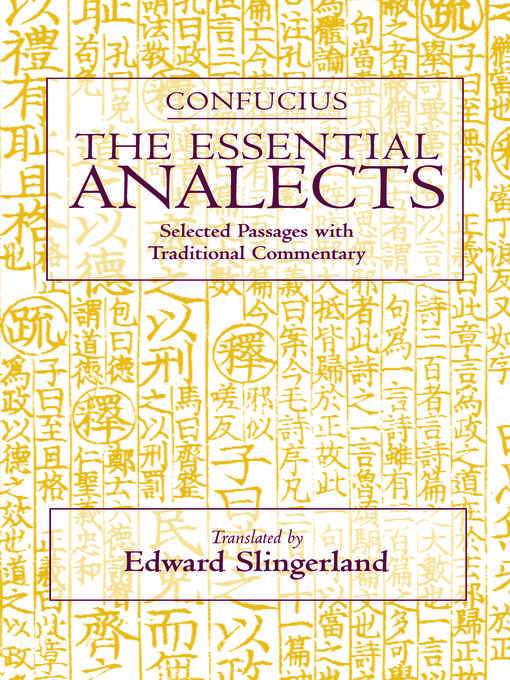 Cover image for The Essential Analects